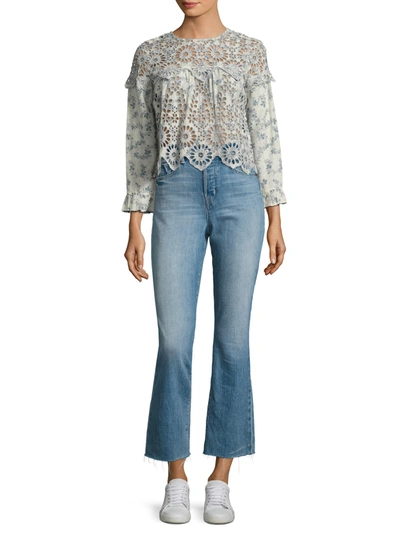 Ganni emile lace dress sale