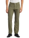 Brunello Cucinelli Five-pocket Skinny Jeans In Army Green
