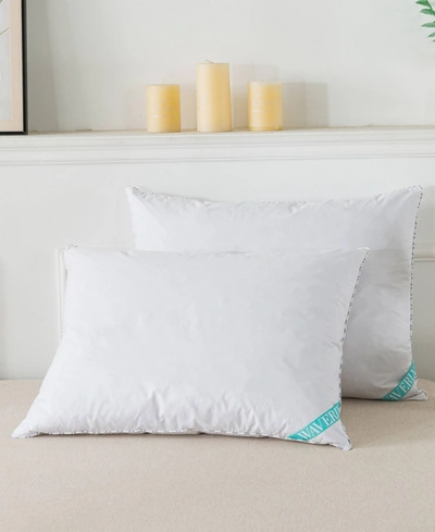 St. James Home Feather 2-piece Pillow Set, Queen In White
