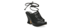 Circus By Sam Edelman Paislie Womens Woven Open Toe Platform Sandals In Black
