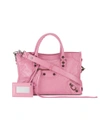 Balenciaga Small Pink Leather City Bag