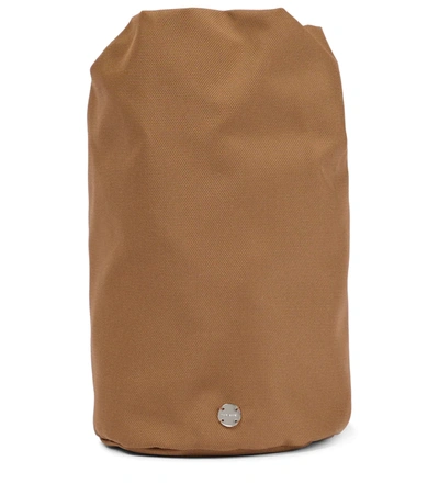 The Row Sporty Small Nylon Pouch In Taupe Pld