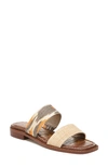 Sam Edelman Women's Haydee Strappy Slide Sandals Women's Shoes In Eggshell Multi