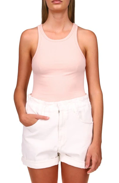 Sanctuary Ribbed Tank Top In Peachy Keen