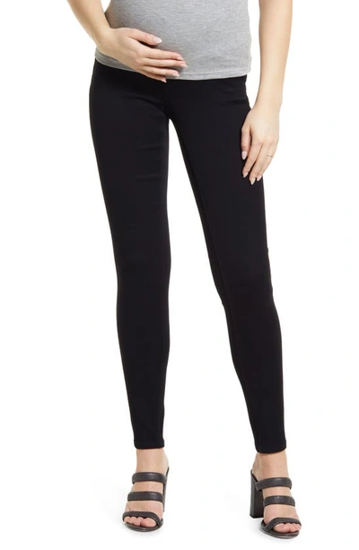 1822 Denim Butter Maternity Skinny Jeans In Black