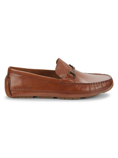 Cole Haan Wyatt Leather Bit Driver Loafer In British