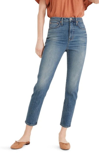 Madewell Rivet & Thread High Rise Stovepipe Jeans In Keyes Wash