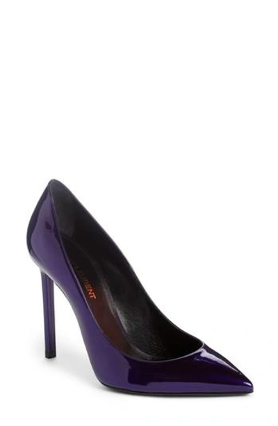 Saint Laurent Anja Pump In Disco Violet