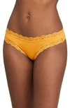 Fleur't Iconic Thong In Mango Sorbet