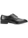 Giorgio Armani Classic Oxford Shoes In Black