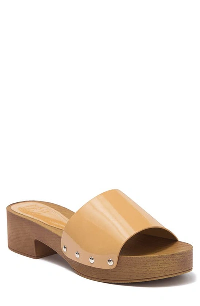 Dirty Laundry Heidii Summer Slide Sandal In Nude Patent