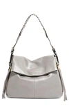 Aimee Kestenberg Bali Double Entry Bag In Elephant Grey