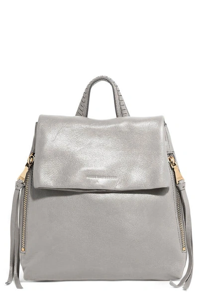Aimee Kestenberg Bali Leather Backpack In Elephant Grey