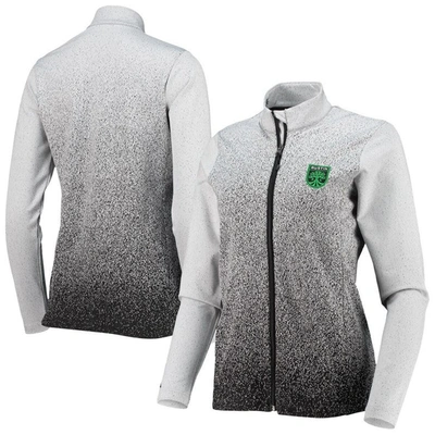 Antigua White/black Austin Fc Guide Full-zip Jacket