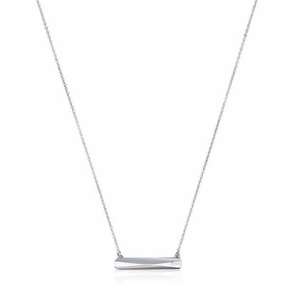 Edge Of Ember Edie Topaz Silver Necklace