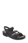 Naot Birgit Sandal In Soft Ink Leather