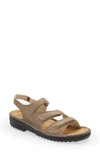 Naot Birgit Sandal In Soft Beige Leather