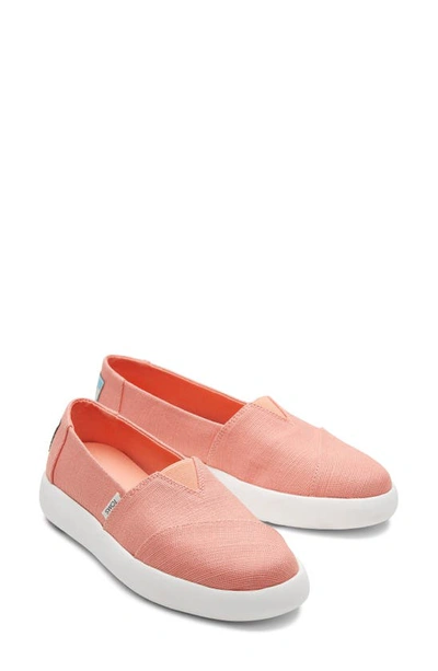 Toms Alpargata Mallow Slip-on Sneaker In Light/ Pastel Orange