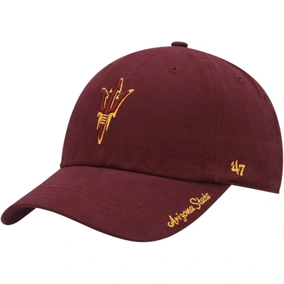47 ' Maroon Arizona State Sun Devils Miata Clean Up Logo Adjustable Hat