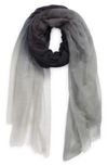 The Row Anju Ombre Cashmere Scarf In Slate/storm Grey