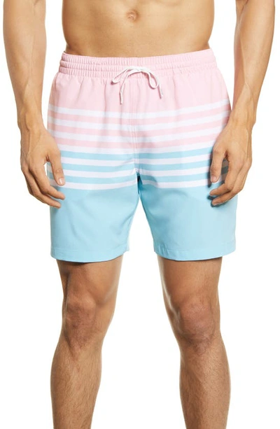 Chubbies Tropicadas 7-inch Swim Trunks In Pink