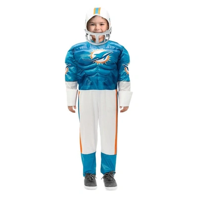 Jerry Leigh Kids' Toddler Aqua Miami Dolphins Game Day Costume