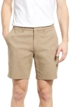 Nordstrom Coolmax® Stretch Chino Shorts In Grey Taupe
