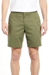 Nordstrom Coolmax® Stretch Chino Shorts In Green Sorrel