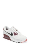 Nike Air Max 90 Sneaker In White/ Black/ Dark Beetroot