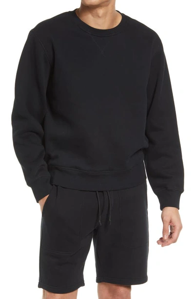 Ugg Topher Crewneck Sweatshirt In Black