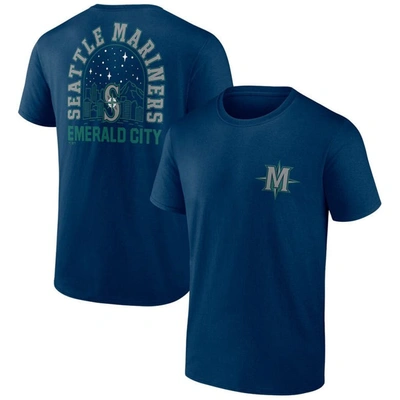 Fanatics Branded Navy Seattle Mariners Iconic Bring It T-shirt