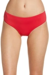 Sea Level Mid Bikini Bottoms In Red