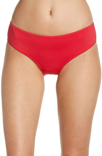 Sea Level Mid Bikini Bottoms In Red