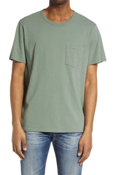 Madewell Allday Garment Dyed Pocket T-shirt In Distant Grove