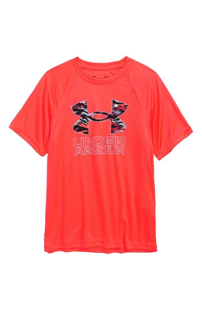 Under Armour Kids' Ua Tech™ Hybrid Performance Graphic Tee In Beta / / White