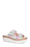 Chinese Laundry Surf's Up Platform Slide Sandal In Multi