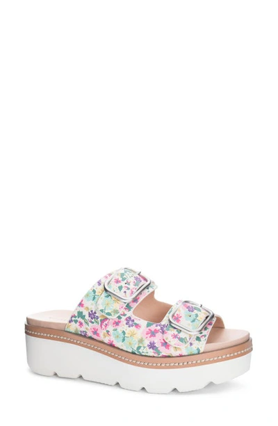 Chinese Laundry Surf's Up Platform Slide Sandal In Multi