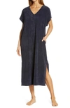 Barefoot Dreams Cozy Terry Caftan In Indigo