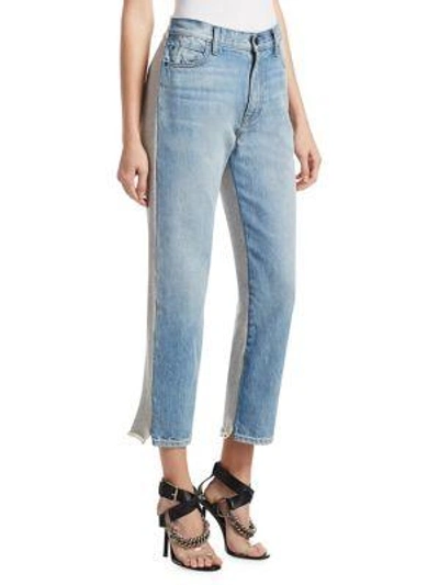 Alexander Wang T Terry Denim Pants In Bleach