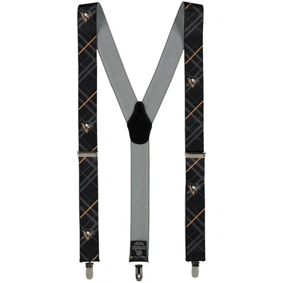 Eagles Wings Black Pittsburgh Penguins Suspenders