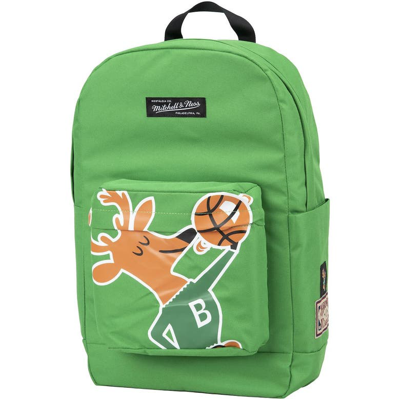 Mitchell & Ness Milwaukee Bucks Hardwood Classics Backpack In Green