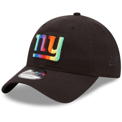 New Era Men's  Black New York Giants Team Core Classic 2.0 9twenty Adjustable Hat