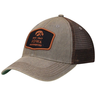 Legacy Athletic Gray Iowa Hawkeyes Legacy Practice Old Favorite Trucker Snapback Hat