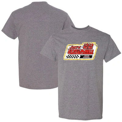 Team Penske Heathered Grey Joey Logano Lifestyle T-shirt