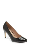 Cole Haan Gabbie Pump In Black Saffiano Patent