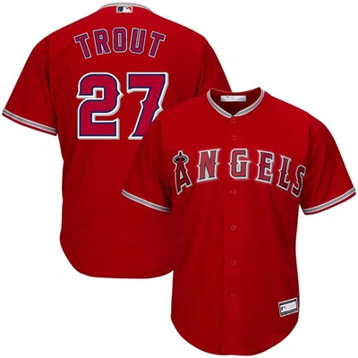 Profile Mike Trout Red Los Angeles Angels Big & Tall Replica Player Jersey