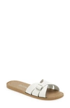 Salt Water Sandals By Hoy Kids' Slide Sandal In 100 White