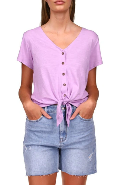 Sanctuary Women's By My Side Twist-front Top In Petal