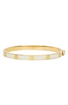 Tory Burch Miller Goldtone & Enamel Hinge Bracelet