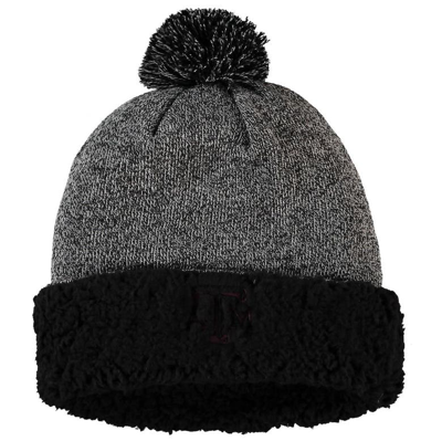 Top Of The World Black Texas A&m Aggies Snug Cuffed Knit Hat With Pom